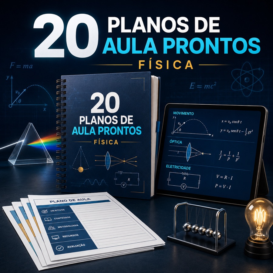 Capa: 20 Planos de Aula Prontos de Física